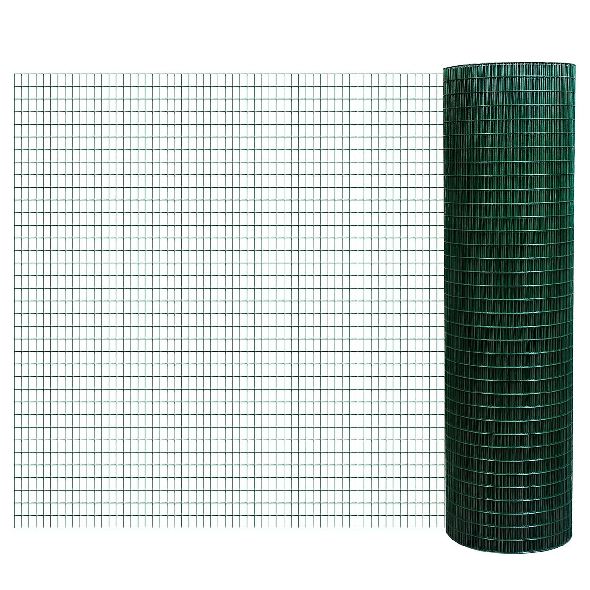 BlackTeck Green Mesh Hardware Cloth — 35.52in. x 98ft., Galvanized Steel, Plastic-Coated, Model# N2-141112